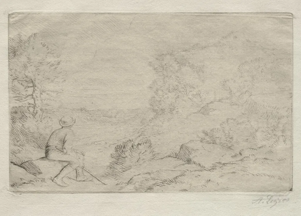 Rocks, by Alphonse Legros, 1884