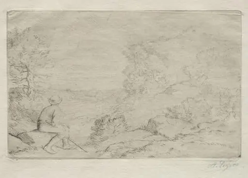 Rocks, by Alphonse Legros