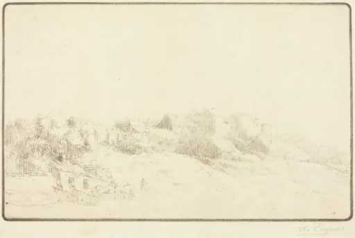 Saint Maurice in Bourgogne (Saint Maurice en Bourgogne), by Alphonse Legros