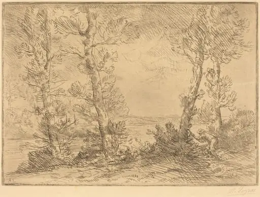 Salmon Fisher (Le pecheur du saumon), by Alphonse Legros
