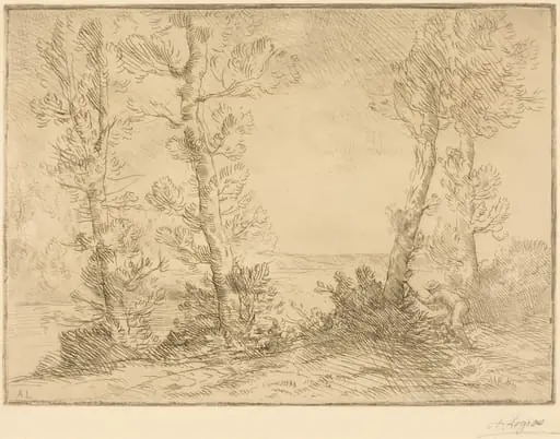Salmon Fisher (Le pecheur du saumon), by Alphonse Legros
