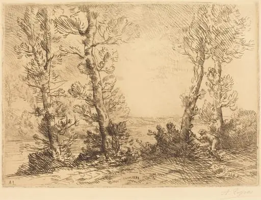 Salmon Fisher (Le pecheur du saumon), by Alphonse Legros