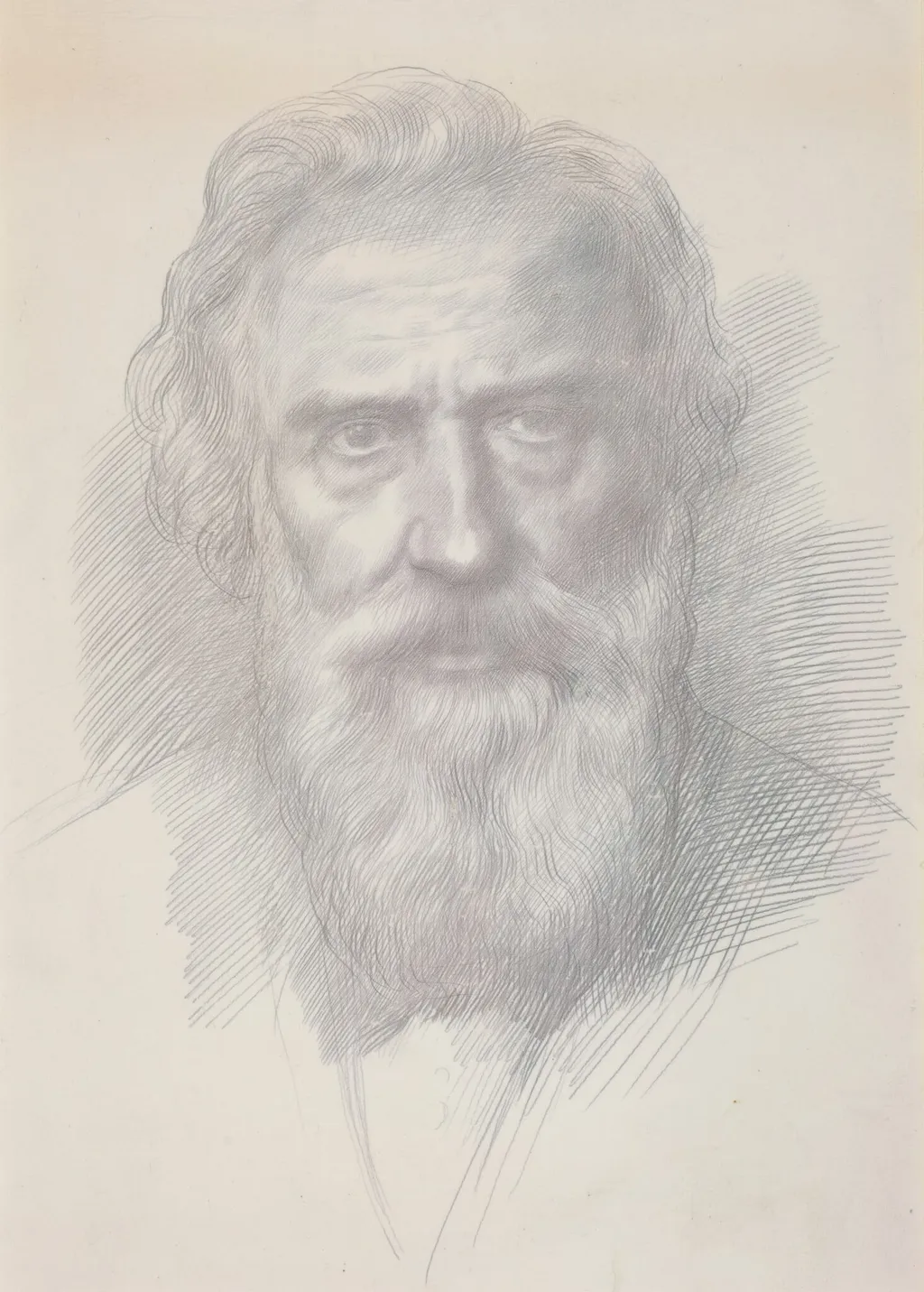 Self-Portrait, by Alphonse Legros, gold, 1895