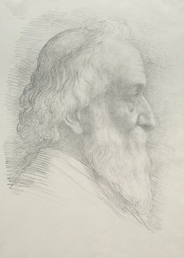 Self-Portrait (10th Plate), by Alphonse Legros, 1884