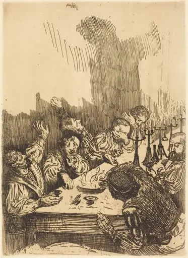 Shadow (Ombre), by Alphonse Legros