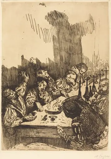 Shadow (Ombre), by Alphonse Legros
