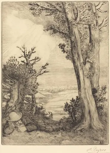 Siesta in the Country (Sieste dans la campagne), by Alphonse Legros
