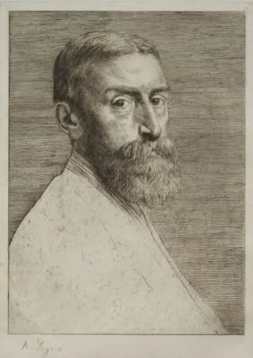 Sir E. J. Poynter, by Alphonse Legros