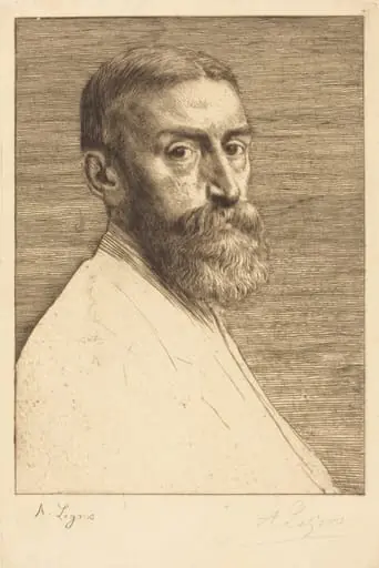 Sir E.J. Poynter, P.R.A., by Alphonse Legros