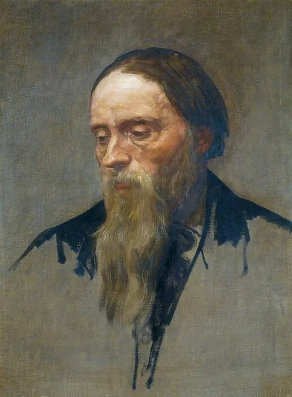Sir Edward Coley Burne-Jones (1833–1898), by Alphonse Legros