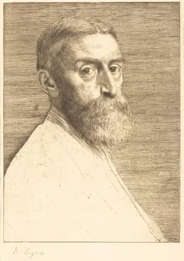 Sir Edward John Poynter, by Alphonse Legros