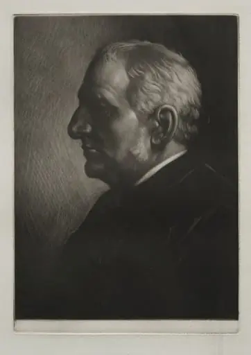 Sir Seymour Haden, by Alphonse Legros