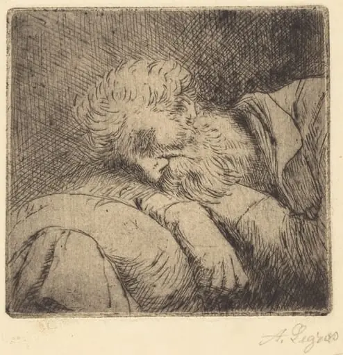 Sleeping Beggar (Mendiant endormi), by Alphonse Legros