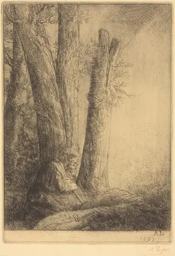 Study for the Prodigal Son (Etude pour L'enfant prodigue), by Alphonse Legros