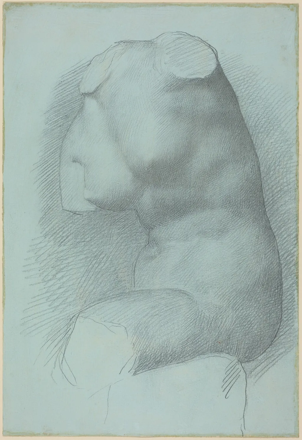 Study from the Antique, by Alphonse Legros, graphite, 1874