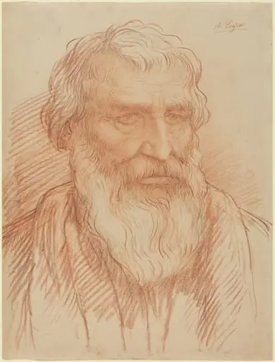 Study of a Head, by Alphonse Legros