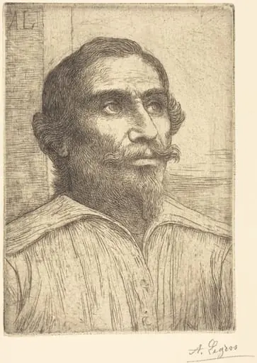 Study of a Spaniard (Etude d'Espagnol), by Alphonse Legros
