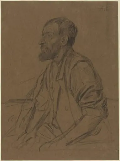 Study of a Workman, by Alphonse Legros