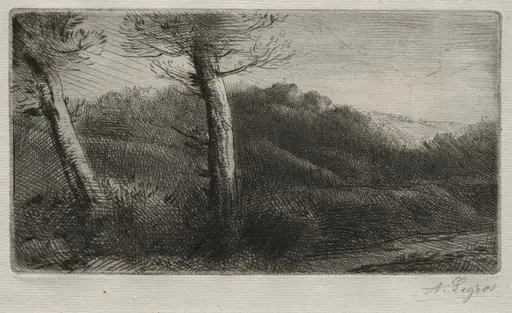 Sunset, by Alphonse Legros