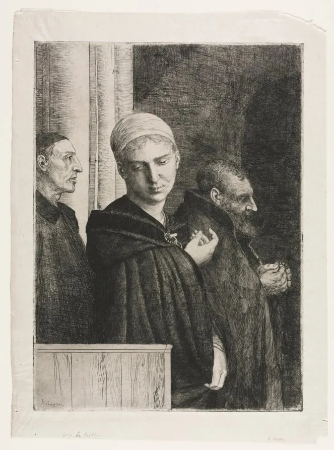 The Baptism, by Alphonse Legros, 1884