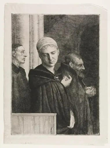 The Baptism, by Alphonse Legros