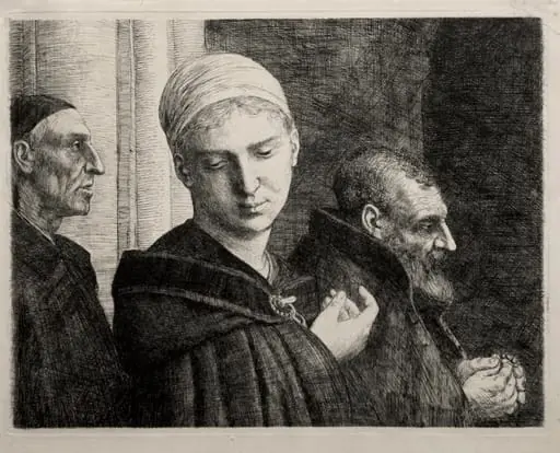 The Baptism, by Alphonse Legros