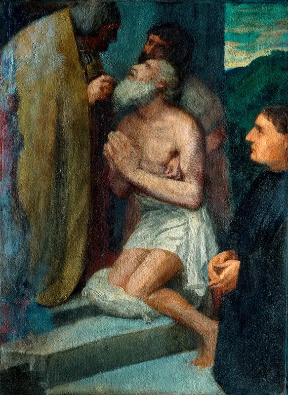 The Confession, by Alphonse Legros