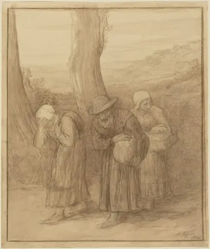 The Departure, by Alphonse Legros
