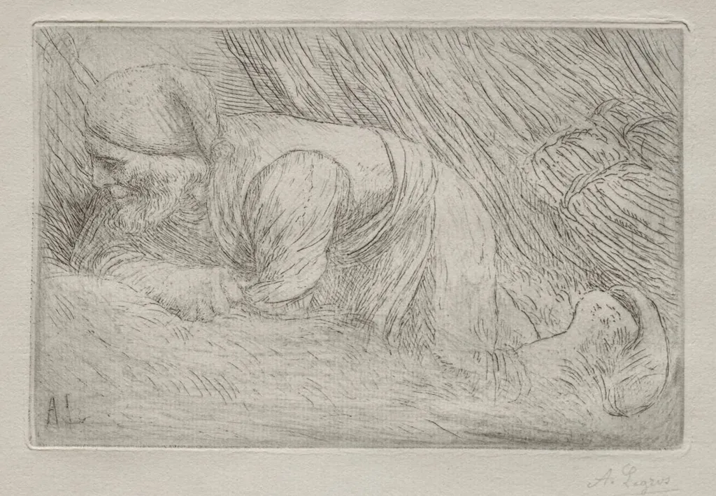 The Fagot Gatherers, by Alphonse Legros, 1884