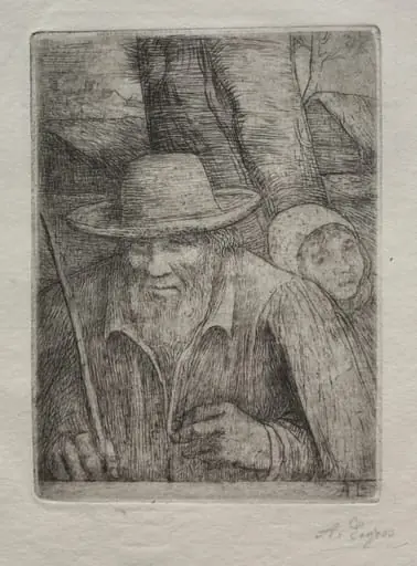 The Farmer, by Alphonse Legros