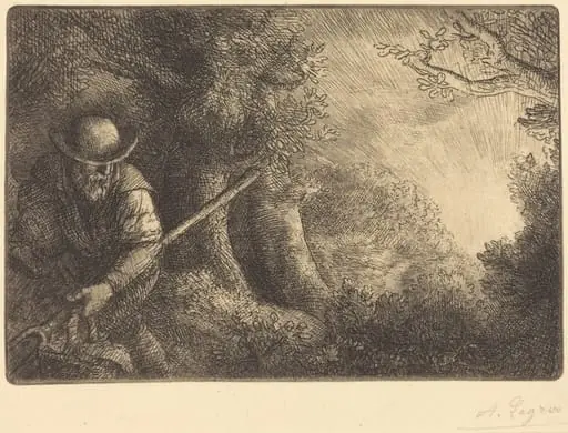 The Gardener (Le jardinier), by Alphonse Legros