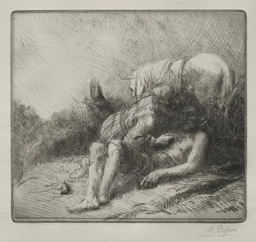 The Good Samaritan, by Alphonse Legros