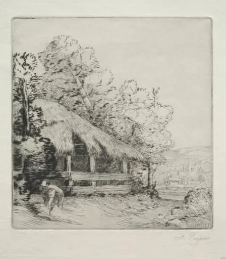 The Little Shed (Le Petit Hangar), by Alphonse Legros