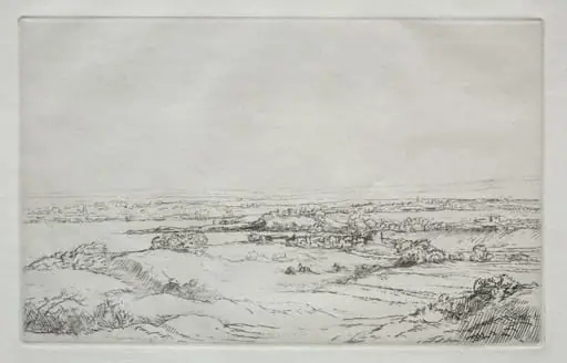 The Meadow near the Lake (La Plaine Près Du Lac), by Alphonse Legros