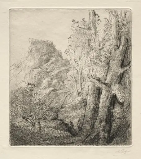 The Old City, by Alphonse Legros
