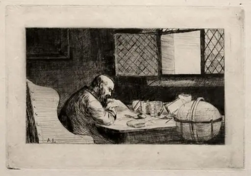 The Philosopher, by Alphonse Legros