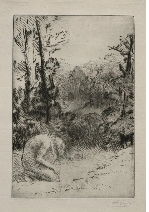 The Prodigal Son (2nd Plate), by Alphonse Legros, 1884