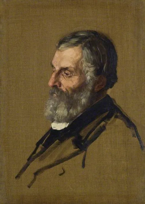 The Reverend Robert Burn, by Alphonse Legros, oil, 1890