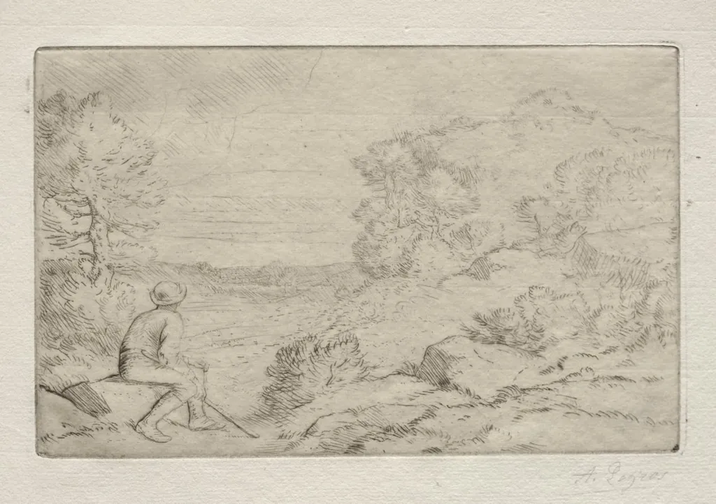 The Rocks, by Alphonse Legros, 1884