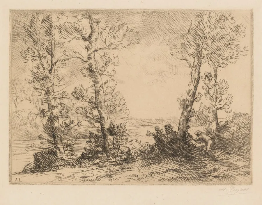 The Salmon Fisherman (Le Pêcheur du Saumon), by Alphonse Legros, 1880