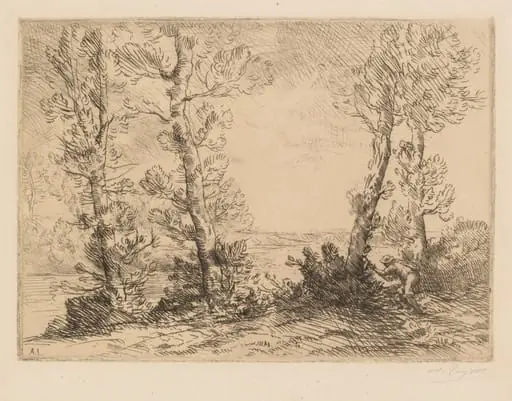 The Salmon Fisherman (Le Pêcheur du Saumon), by Alphonse Legros