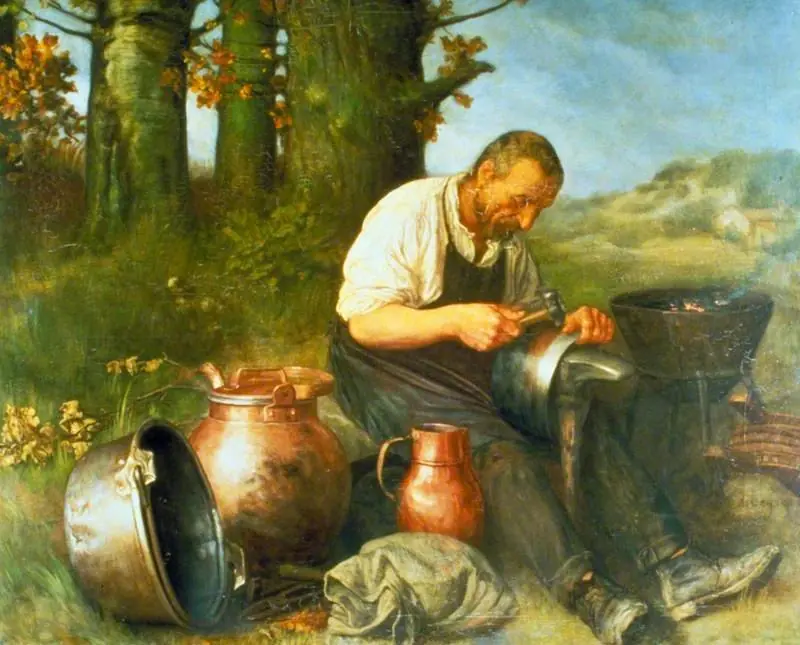 The Tinker, by Alphonse Legros
