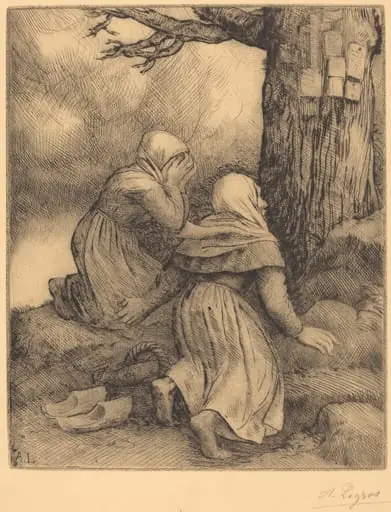 The Tree of Salvation (L'arbe de salut), by Alphonse Legros