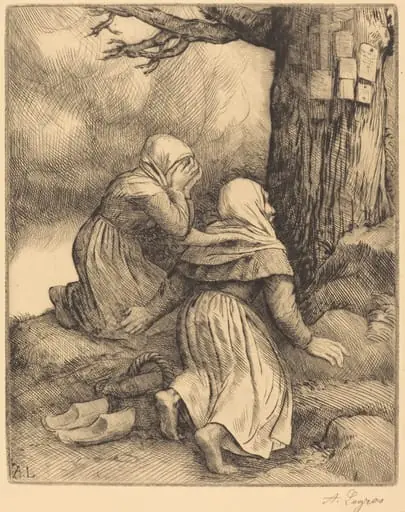 The Tree of Salvation (L'arbre de salut), by Alphonse Legros