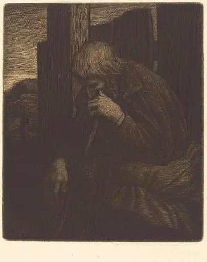 Thinker (Le penseur), by Alphonse Legros