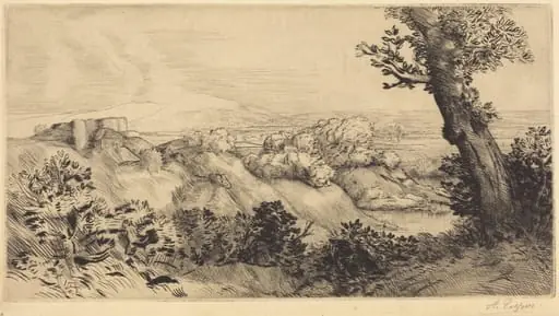 Top of the Hill (Le haut de la colline), by Alphonse Legros
