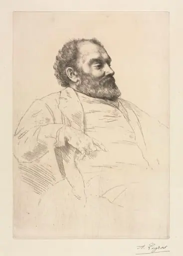 Val Prinsep, by Alphonse Legros
