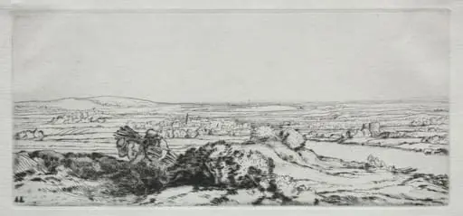 Valley of the Dunes (La Vallee des Dunes), by Alphonse Legros