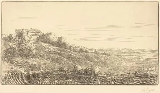 Valley of Veronne (La vallee de Veronne), by Alphonse Legros