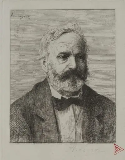Victor Hugo, by Alphonse Legros
